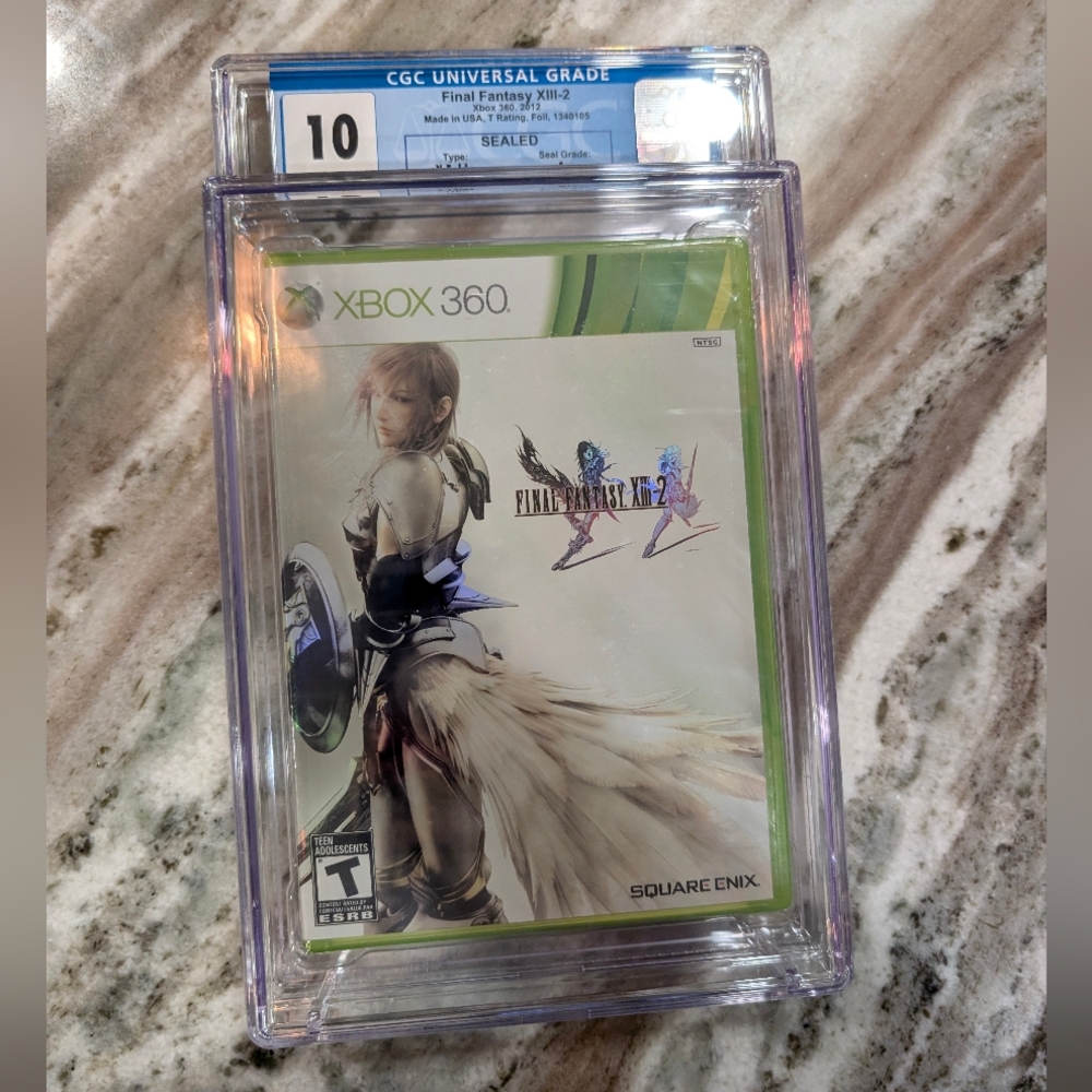 Final Fantasy XIII-2 Xbox 360 CGC 10.0 A++ - Picture 3 of 6